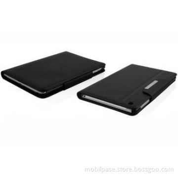 Black Sam-Skin Tablet PC Leather Case Wallet For ipad 2 / i